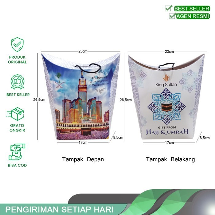 

hanya disini] Dus Tali besar paper bag Kemasan Oleh Oleh Haji Umroh besar