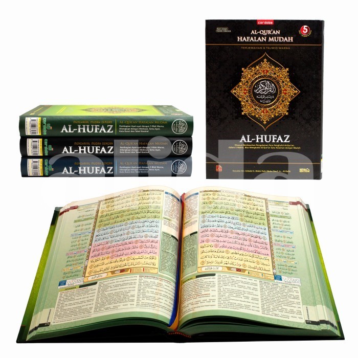 

Alquran Hafalan Terjemah Al-Hufaz Tajwid Warna uk A5, Al-Quran Alhufaz