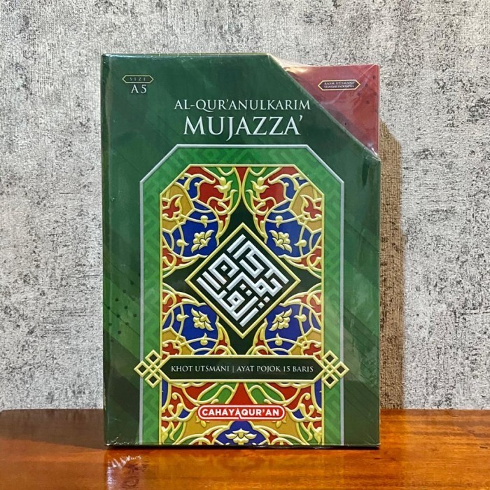 

Alquran Per Juz, Alquran Mujazza Khat Utsmani 15 Baris A5