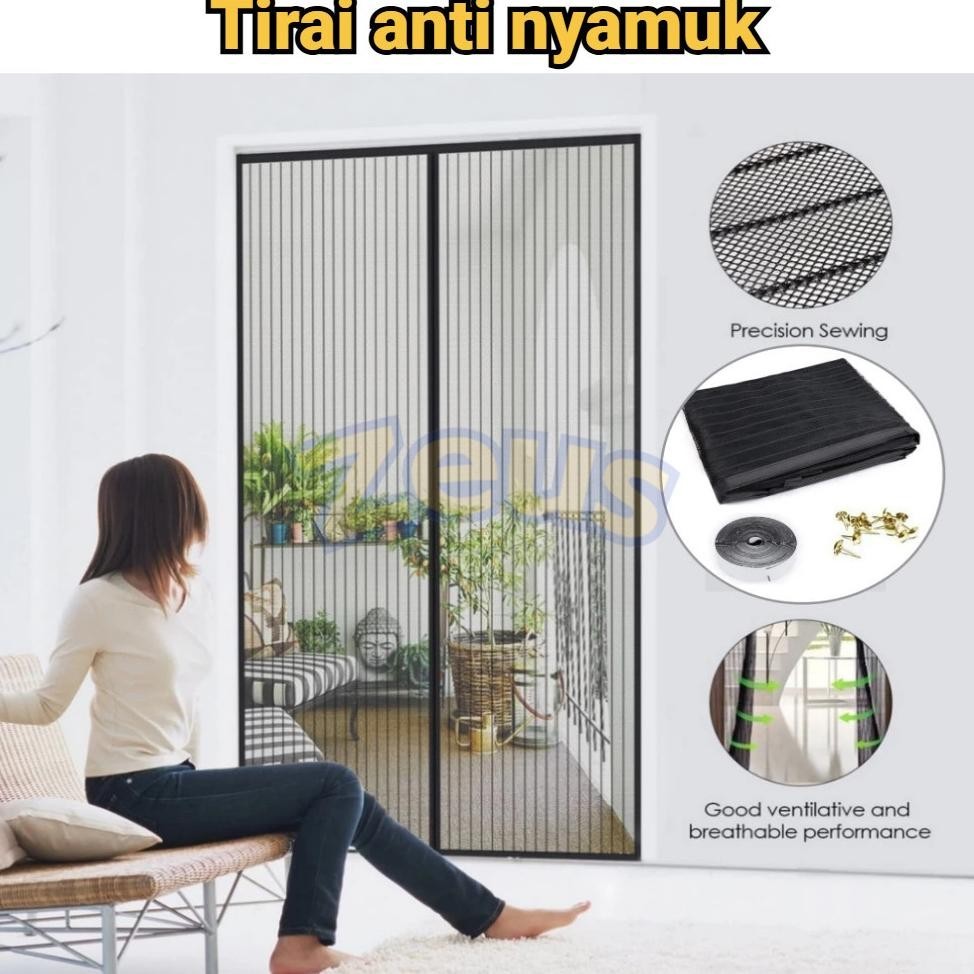 [PROMO] [COD] Tirai Pintu Dalam Ruangan / Tirai Pintu Magnetik Kawat Anti Nyamuk / Tirai Pintu Magne