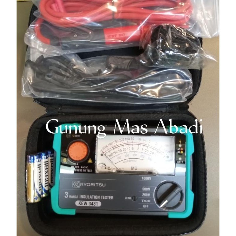 Kyoritsu 3431 Analog Insulation Tester