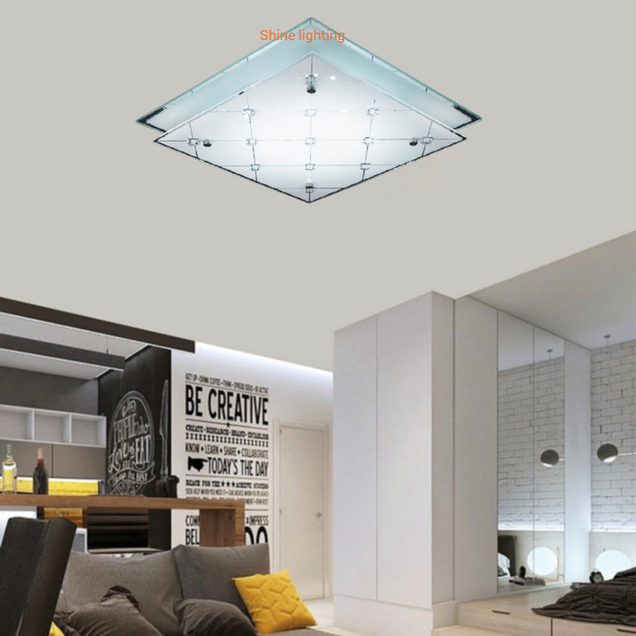 Lampu Plafon Minimalis Kotak Ruang Tamu Ruang Tidur Tipe 0018/42Cm Lampu
