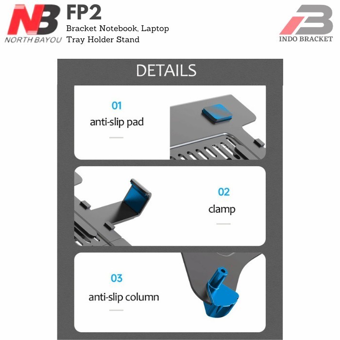 Bracket Laptop Tray Laptop Tatakan Laptop Bracket Note Book