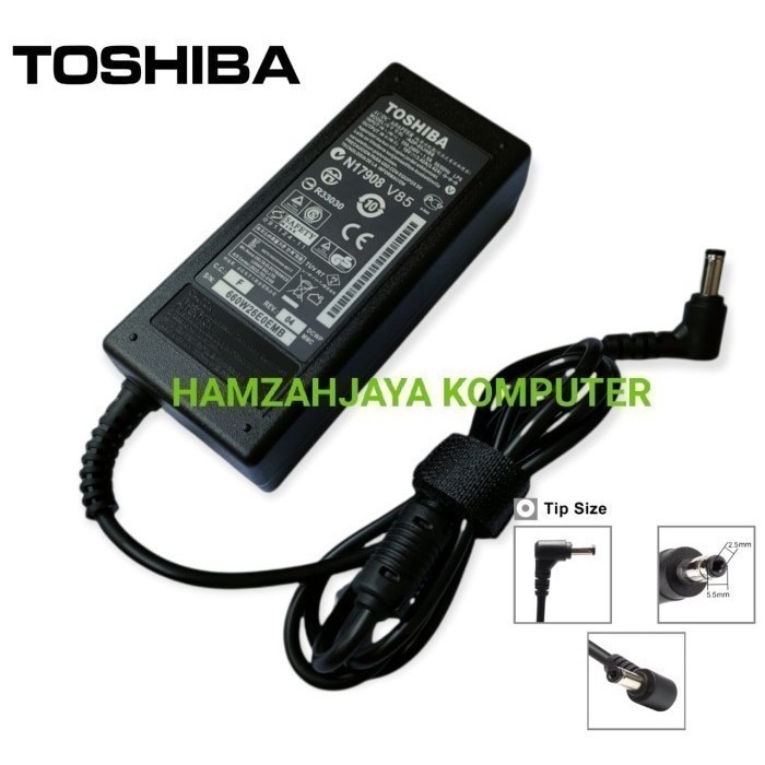 Adaptor Charger Laptop Toshiba 19V 3.42A 5.5*2.5 Original N17908 V85