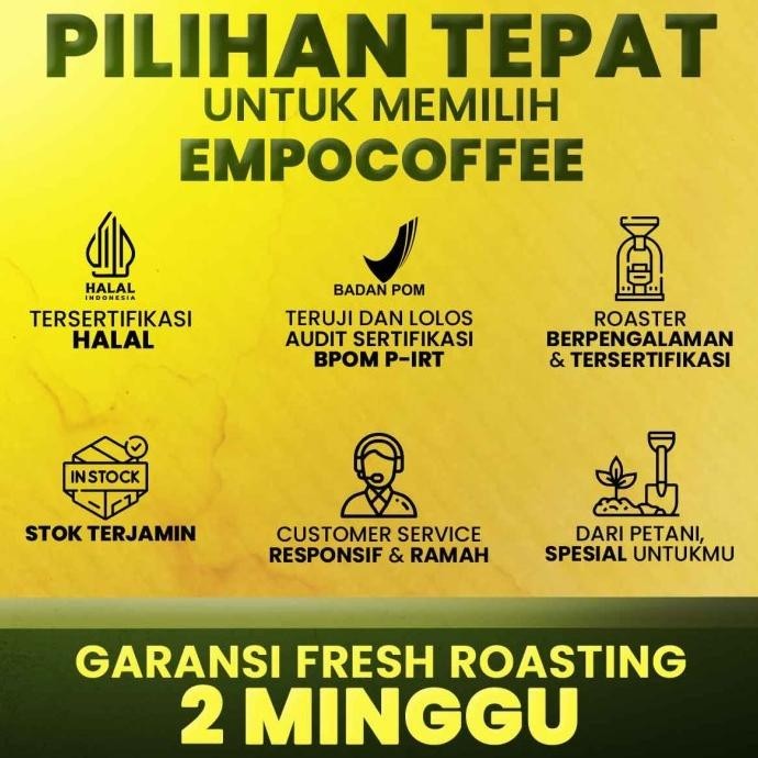 

Kopi Arabika Aceh Gayo Sumatra Arabica Coffee Bean Coffe Beans 200 Gr