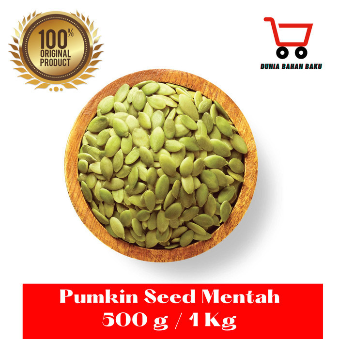 

Pumkin Seed / Kuaci Kupas Biji Labu Seeds Mentah / Aci Hijau
