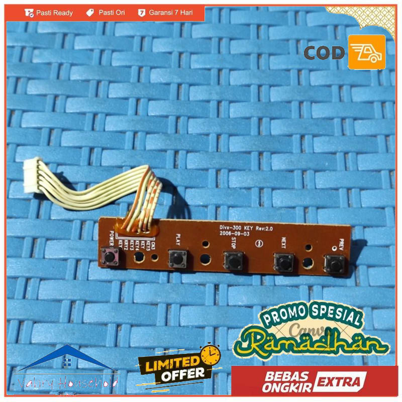 MODUL PANEL PCB GMC 808A MINI DVD PLAYER PORTABLE ORIGINAL