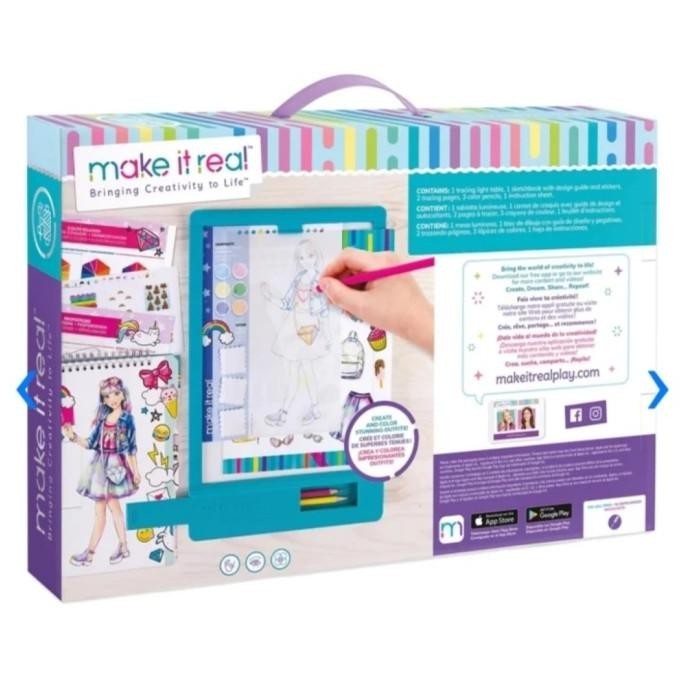 [Promo] Make It Real Fashion Design Tracing Light Table Original - Buku Sketsa
