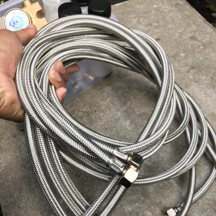 Ready Selang inlet stainless mesin kopi espresso 3/8