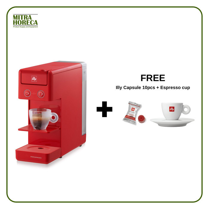 Ready PROMO BUNDLE illy Y3.3 iperEspresso Espresso coffee machine capsule mesin kopi kapsul illy