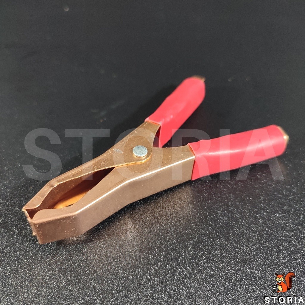 Jepit Aki Tembaga Besar/ Jepit Accu/Clip Aki 10cm