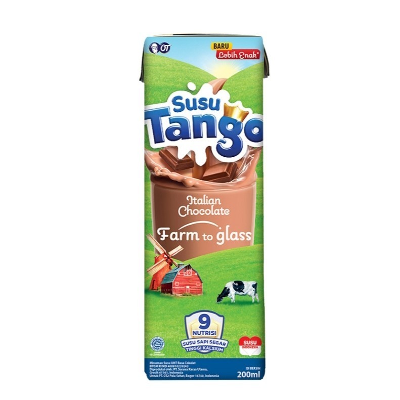 

Tango Drink Velluto Susu UHT Italian Chocolate 200 ml