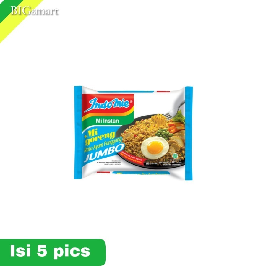 

Indomie Mi Instan Goreng Jumbo Ayam Panggang 129 g