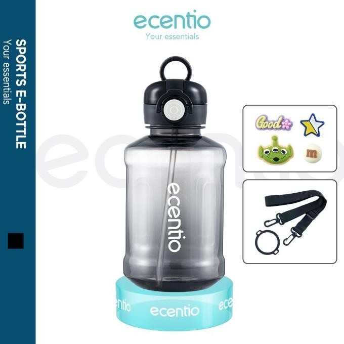 ecentio 1000ml botol minum sport Tumbler Olahraga Botol olahraga
