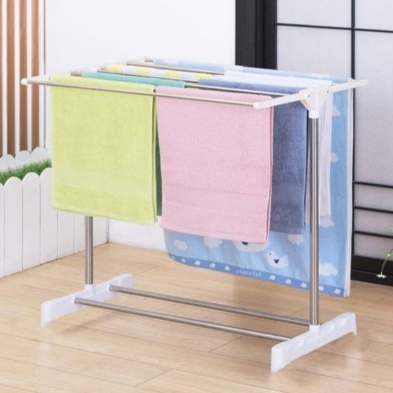 JEMURAN BAJU BAYI COD JEMURAN HANDUK MINIMALIS TIANG BESI / JEMURAN SERBAGUNA ANTI KARAT