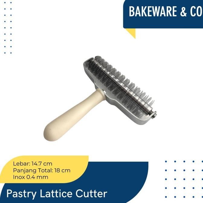 [Ready Stock] Stainless Pastry Lattice Cutter