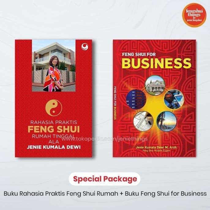 Paket Buku Rahasia Praktis Feng Shui Rumah + Buku Feng Shui Bisnis