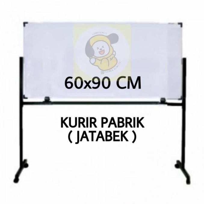 

Jual Whiteboard Papan Tulis Sakura Standing 60 X90 Ready