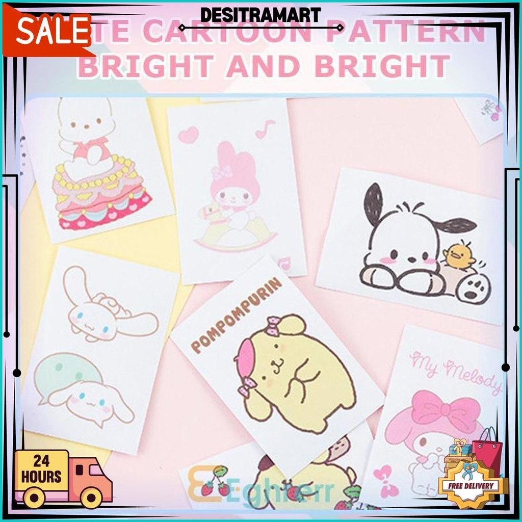 

Cod 50 Lembar Mini Sanrio Kartun Book Sticker Deco Planner Kotak Sticke Stiker Berperekat Gaya Lucu Notebook Mini Dekorasi Bahan Diy Stiker Buku Pegangan Cocok Untuk Dekorasi Scrapbook -Eg Promo