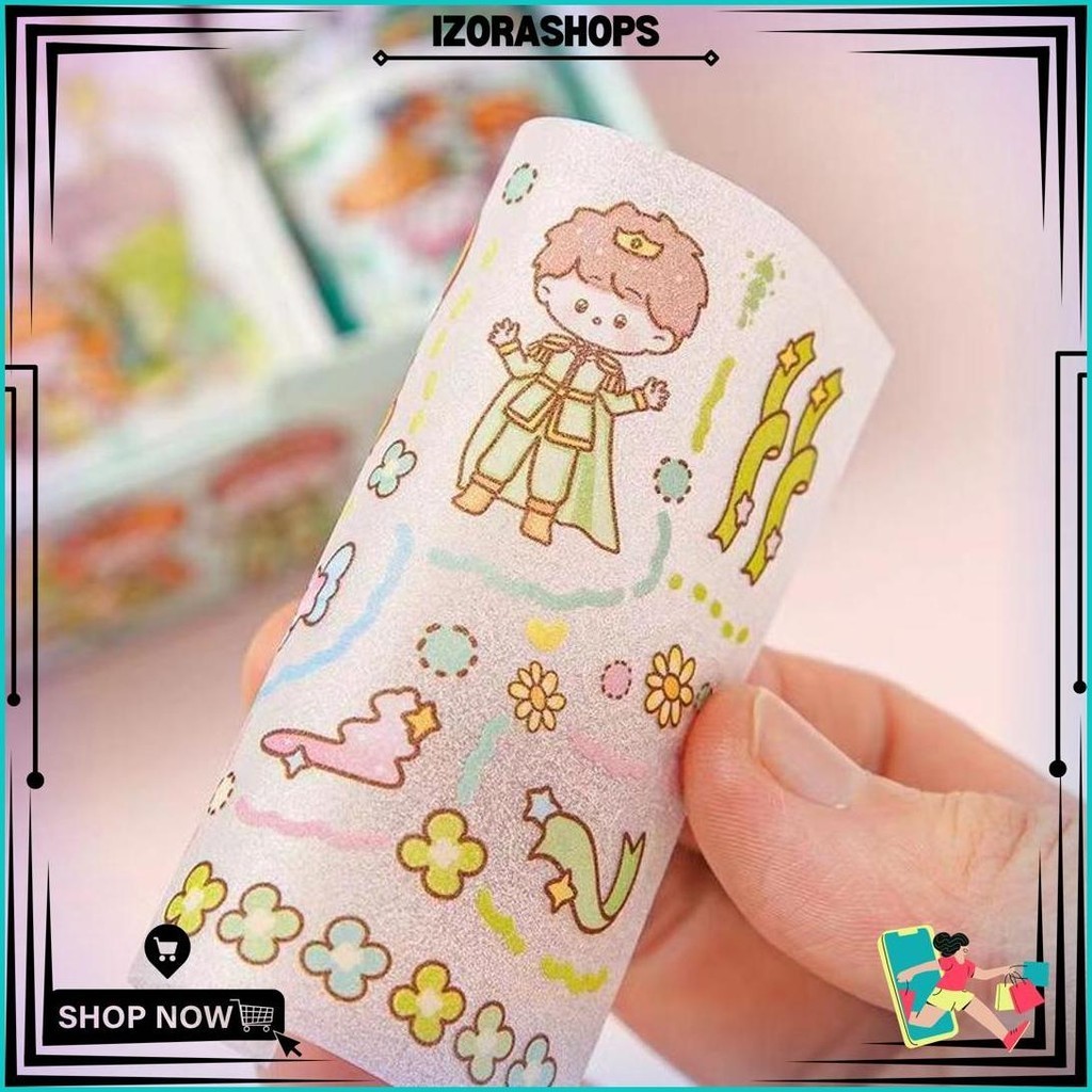 

Set Stiker Kotak Hadiah Kartun / Set Stiker Washi Diy Dekorasi Estetika / Set Stiker Washi Pola Lucu Untuk Scrapbooking Gratis Ongkir