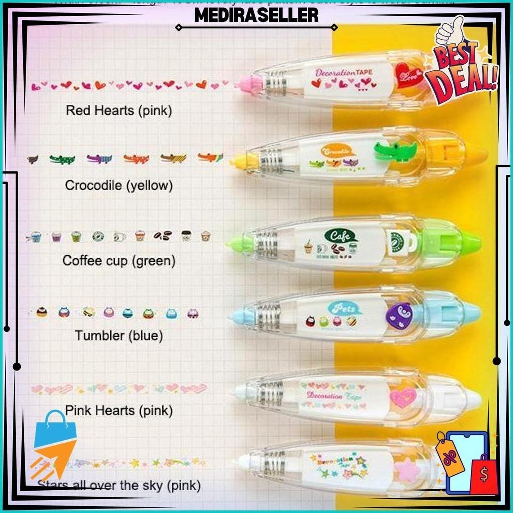 

Haiwai Cod Correction Tape Decoration Bentuk Buah Lucu Untuk Perlengkapan Sekolah / Decorative Tape / Tape Scrapbook / Tape Sticker Sty16 Best Seller