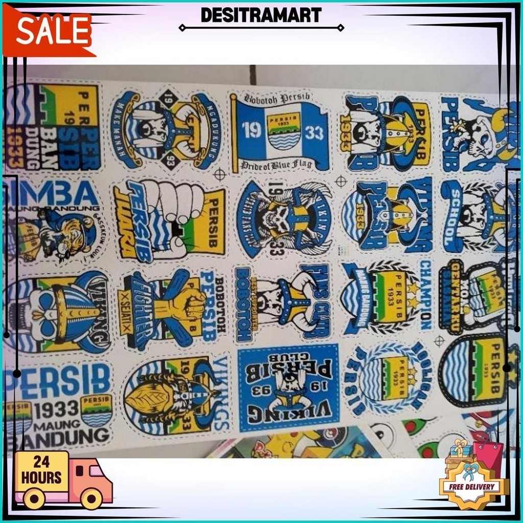 

1Lembar Stiker Tempelan Bola Persib Bandung Isi 20 Cod
