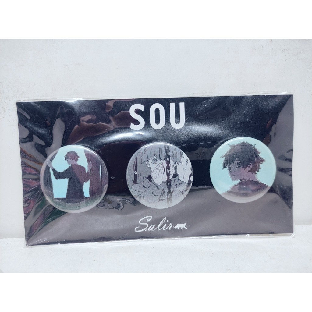 Set Mini Pin Badge Collection Sou Utaite  Original Japan 1
