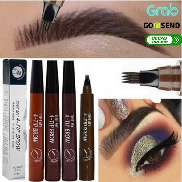 EYEBROW PEN - PENCIL PINSIL ALIS WATERPROOF - MAGIC TINT 3D 4D TATTOO