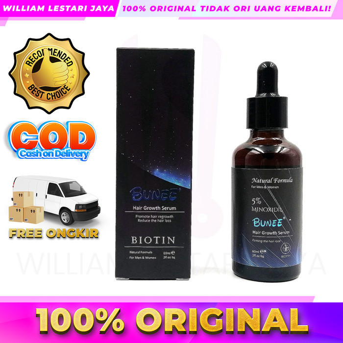 Hair Serum BUNEE Hair Growth Biotin Terbuat Dari Sari Herbal Alami