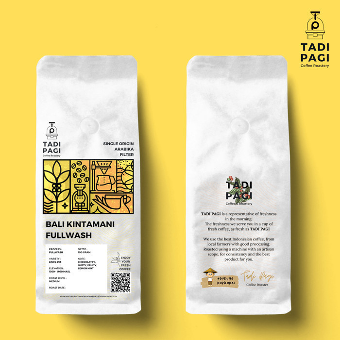

Arabika Bali Kintamani 200 Gr Roast Bean Coffee - Kopi Biji Matang