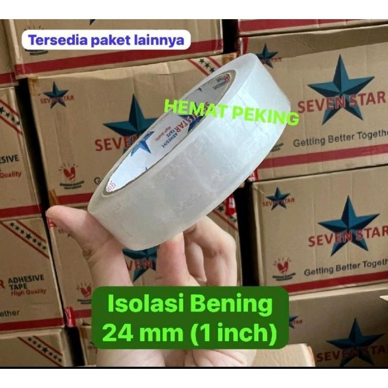 

PROMO Isolasi Bening Transparan 1 inch isi 18 pcs 24 mm fg-87