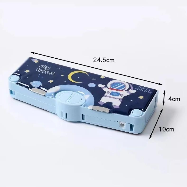 

BISA COD codready Kotak Pensil Multifungsi Lengkap Peruncing Gunting Isolasi Penghapus Penggaris Kotak Pensil Multifungsi Motif Unicorn / Dinosaurus / Astronot Untuk Anak Lengkap Peruncing Gunting Isolasi Penghapus lagilaku ew-98