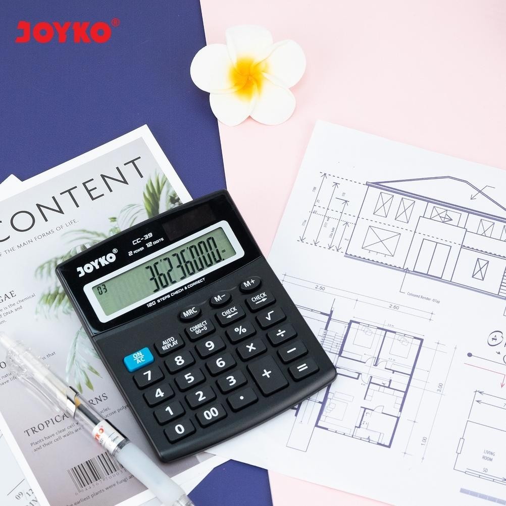 

BISA COD Calculator Kalkulator Joyko CC-39 12 Digits Check Correct vb-8