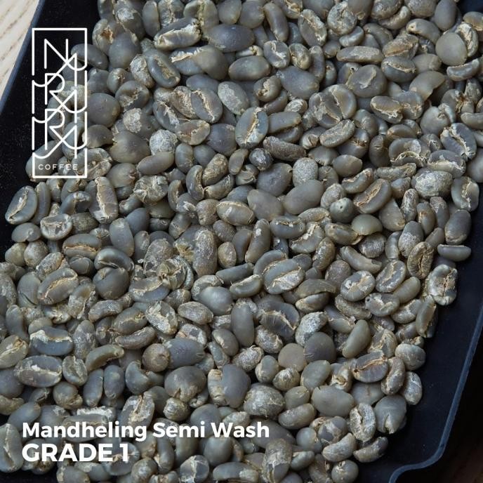 

Green Bean 1Kg Grade 1 Mandheling Semi Wash -Biji Kopi Sumatra Arabika