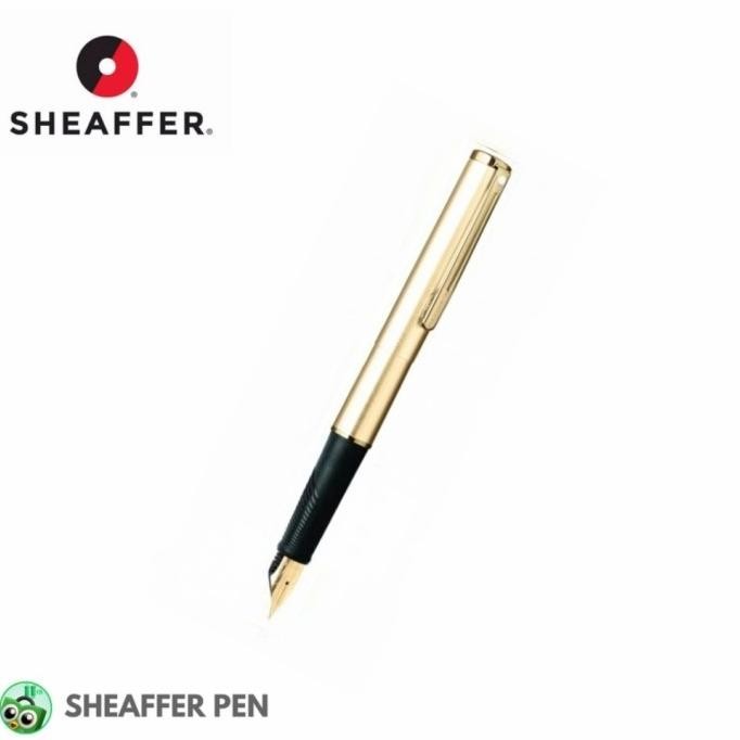 

Jual Sheaffer Agio Compact Brushed 22K Gold Plate, 22K Gold Fountain Pen