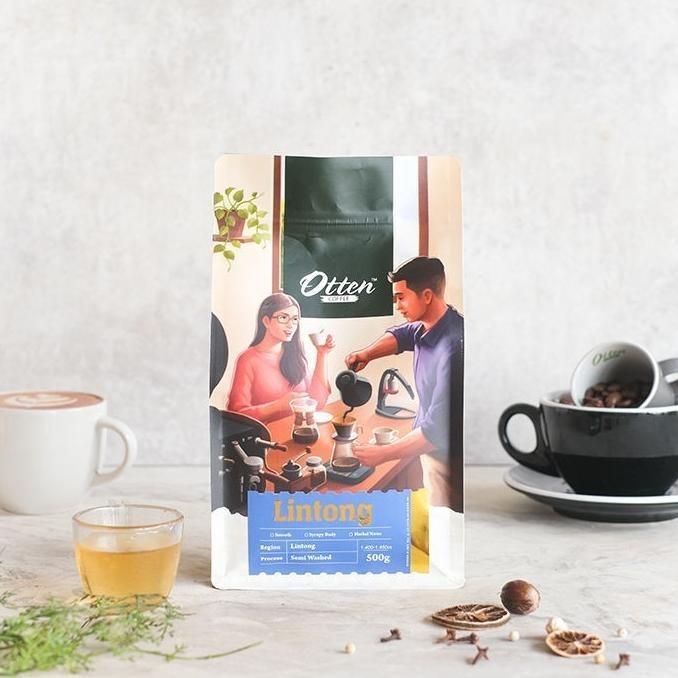 

Biji Bubuk Kopi Arabica Lintong Onan Ganjang 500G - Coffee