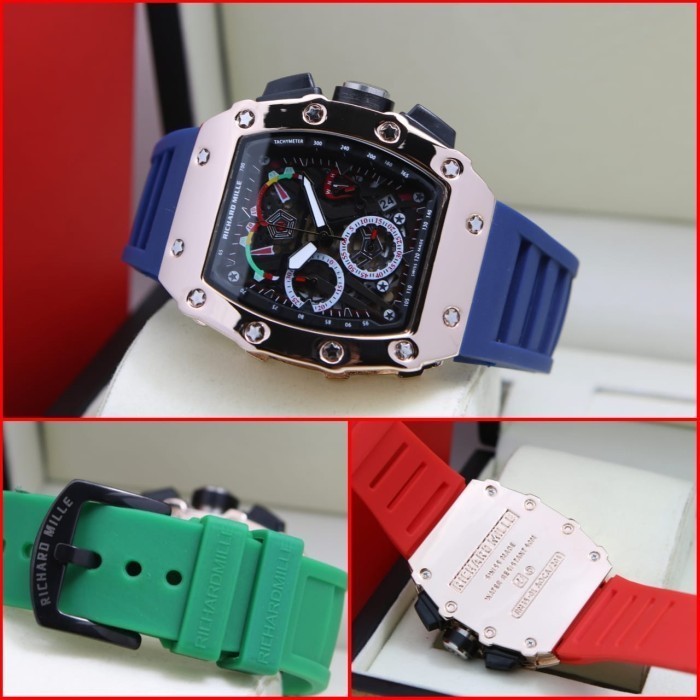 Terbaru Jam tangan pria eRM chrono body rosegold