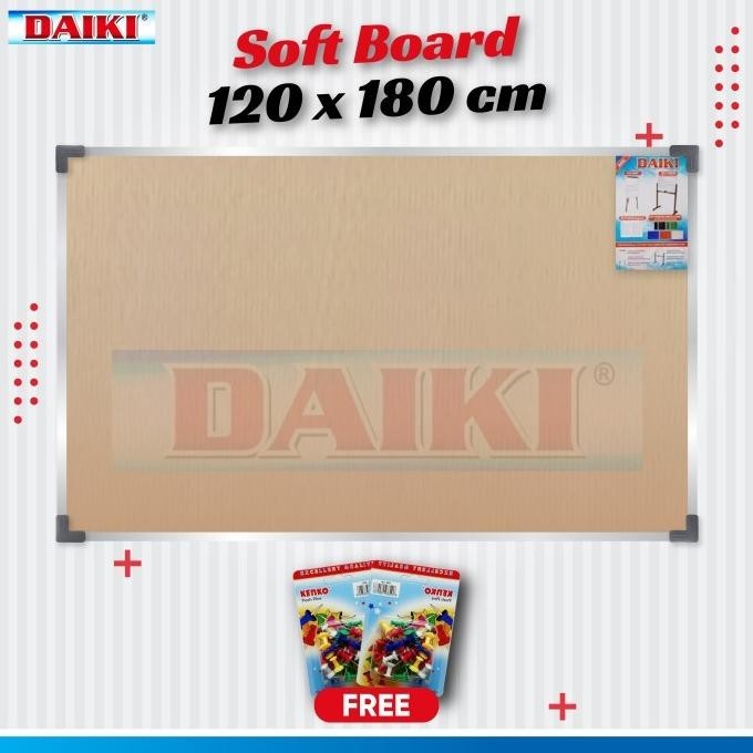 

Jual Softboard / Papan Mading Classic Daiki Uk 120X180 Cm