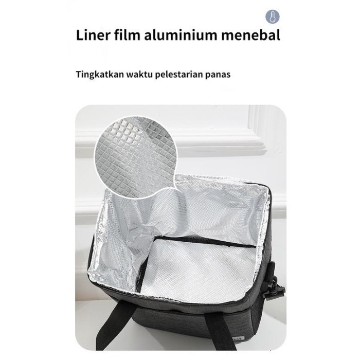 Tas Bekal Makanan Anti Air 22L/Tahan Panas Tas Thermal Film