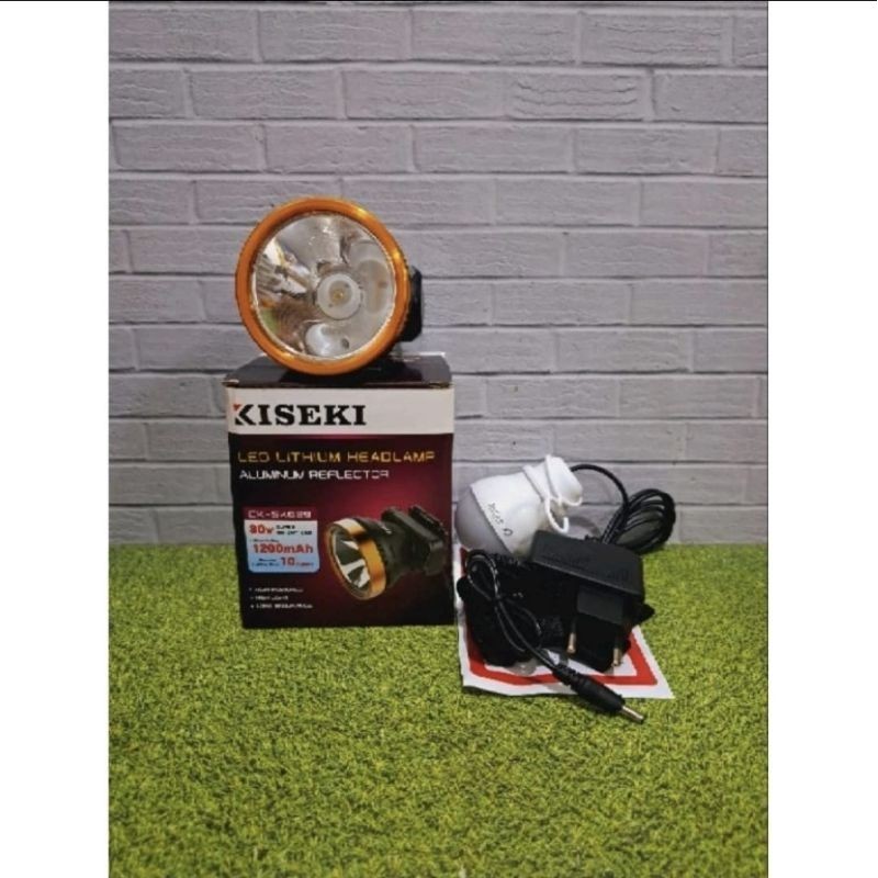 senter kepala kiseki CK-SK629 30watt tahan hingga 10jam