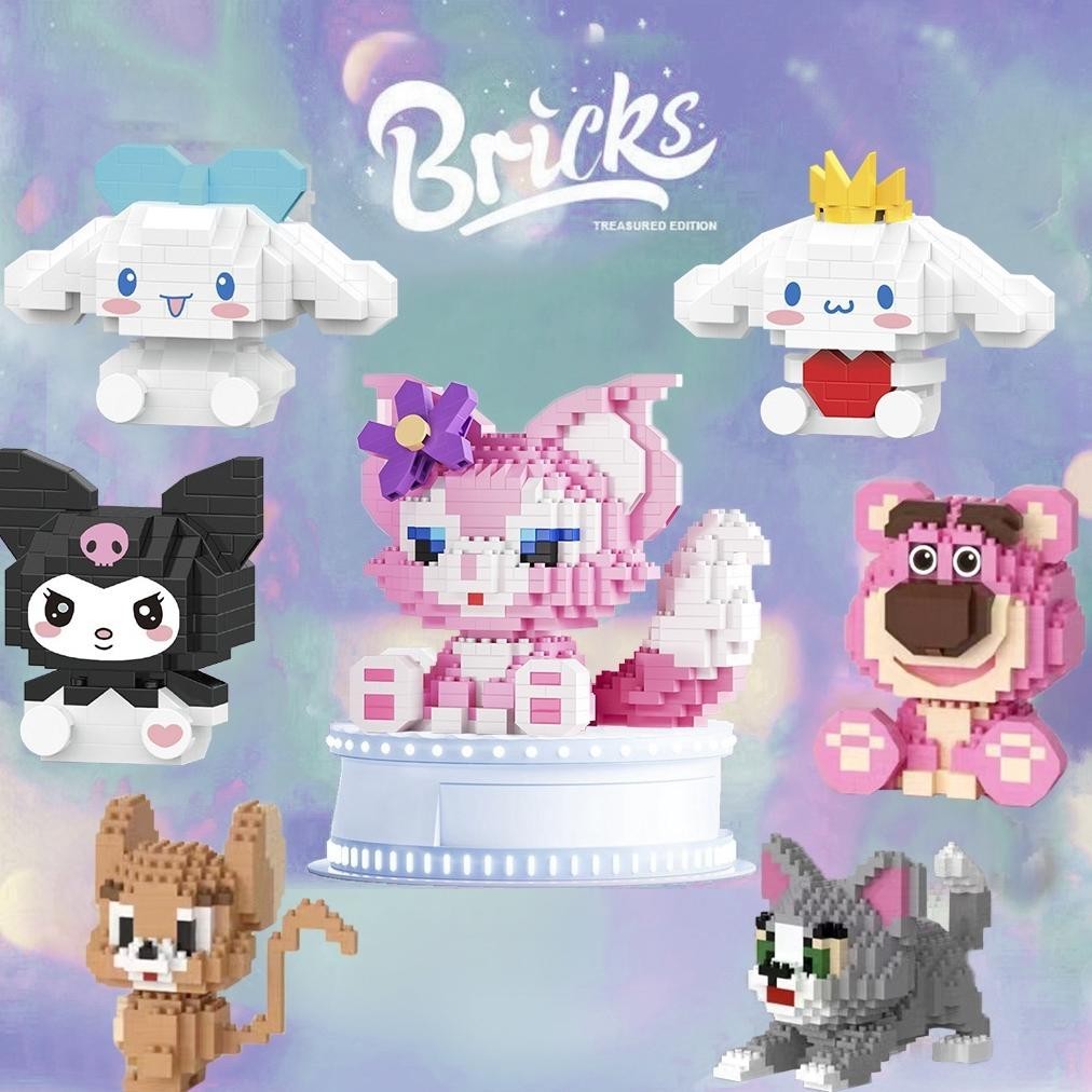 Mainan Balok Susun Nano Block Mainan Disney Block Mainan Anak Diy 3D Puzzle Toy Brick Edukatif Untuk