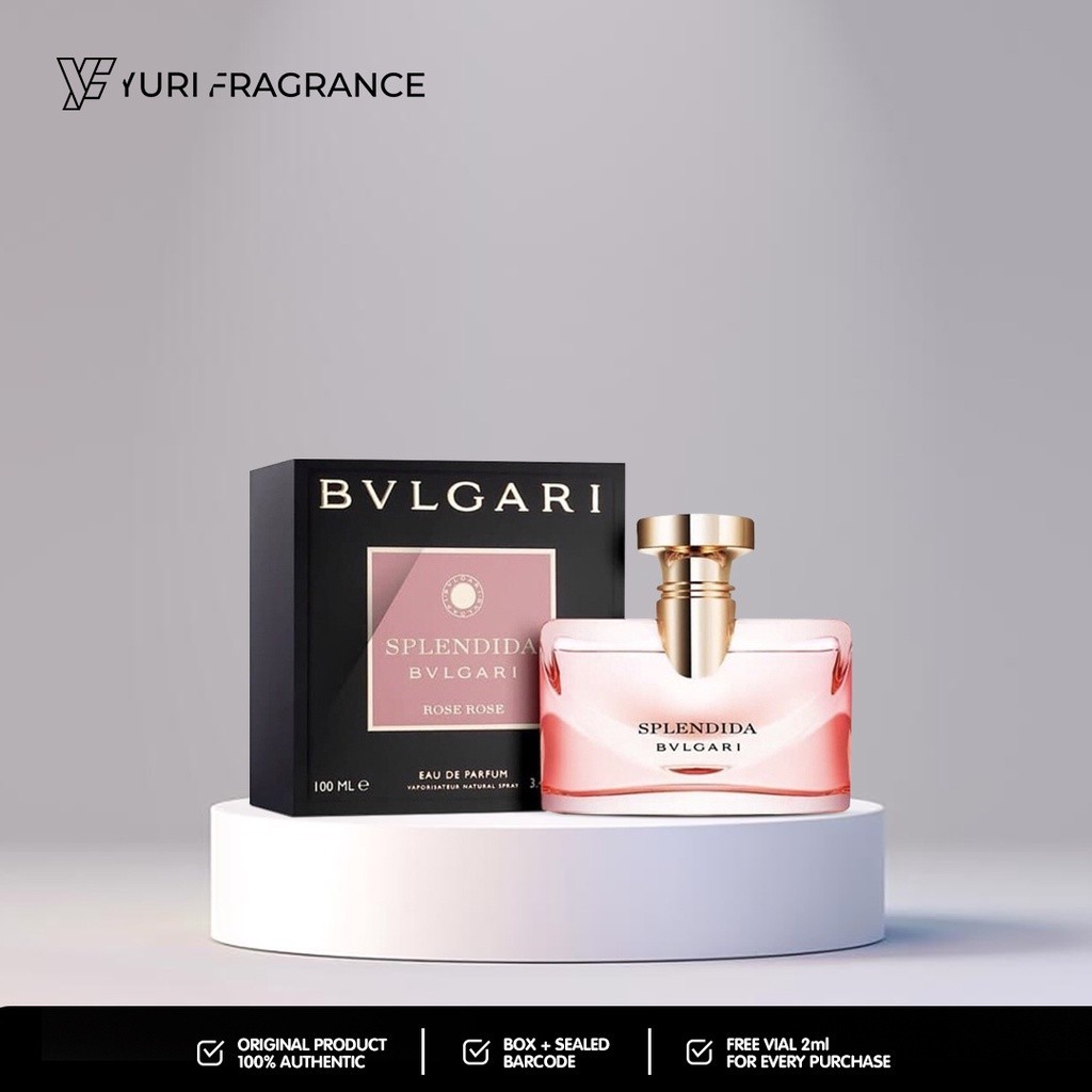 Bvlgari Splendida Rose Rose EDP 100ml Original Box Segel Lengkap