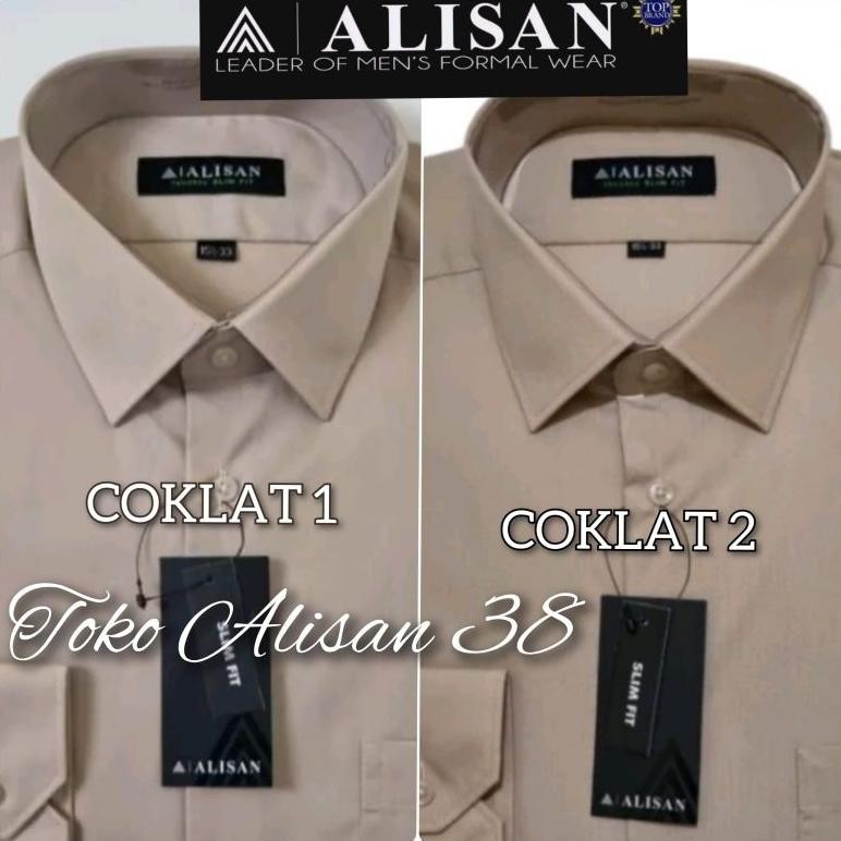 Baju Kemeja Tactical Pria Lapangan Outdoor Polos Slim Fit Lengan Panjang Warna Coklat Baju Kerja Pro