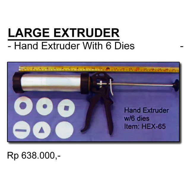 Alif Clay Extruder (Large) / Hand Extruder