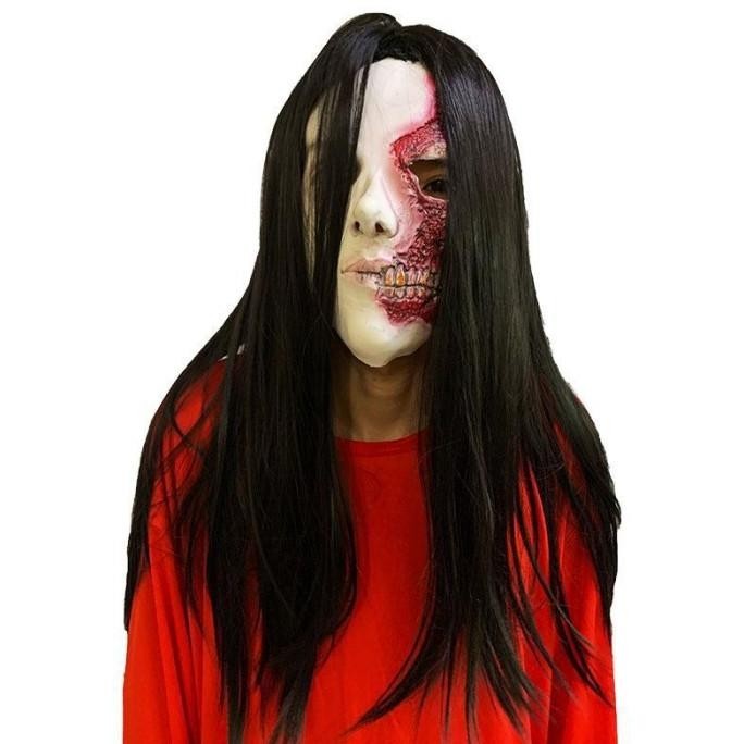Topeng Latex Halloween Prank Kuntilanak Seram