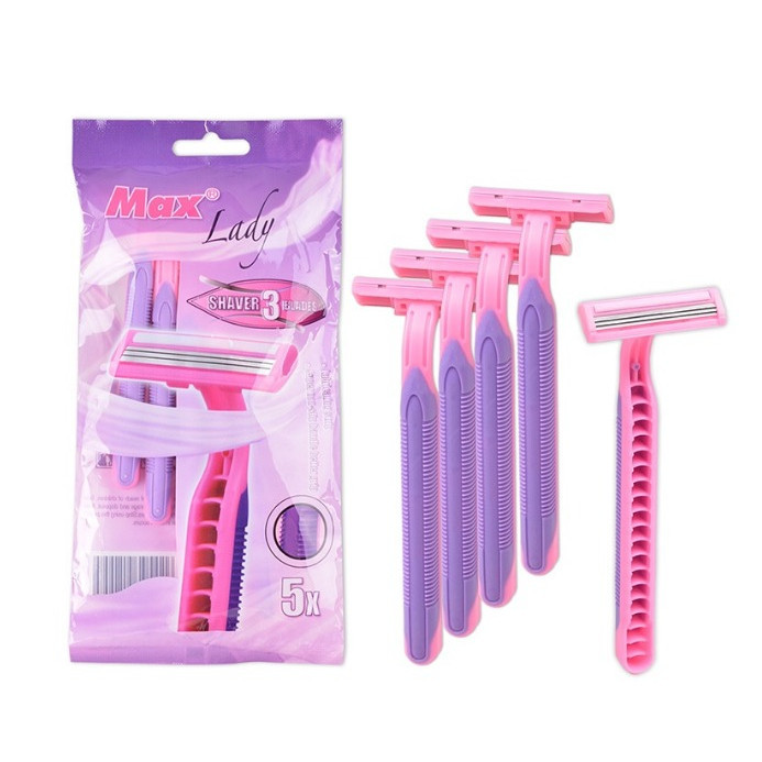 BEST SELLER Alat Cukur Ketek ketiak Kumis Jenggot Wanita Max 3 lapis P04.