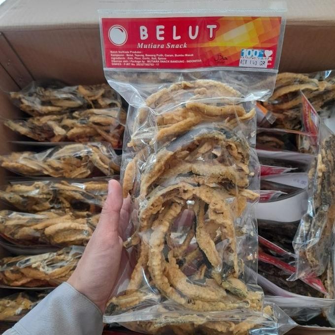 

Keripik Belut Crispy Belut Goreng Tepung Garing Oleh Oleh Khas Bandung