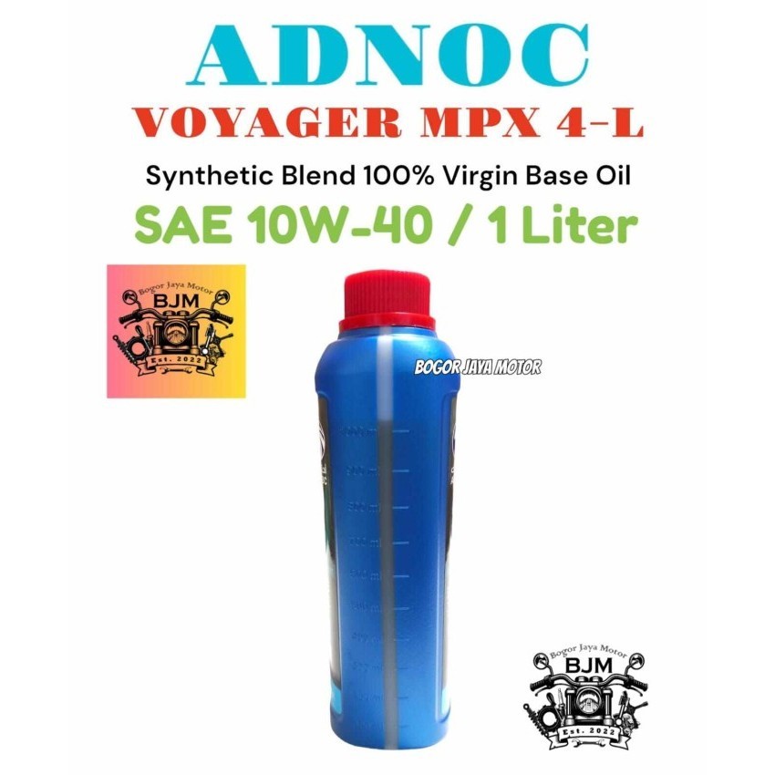 Oli Adnoc Voyager Mpx 4-L 1 Liter Oli Motor Murah 1Liter Oli Motor