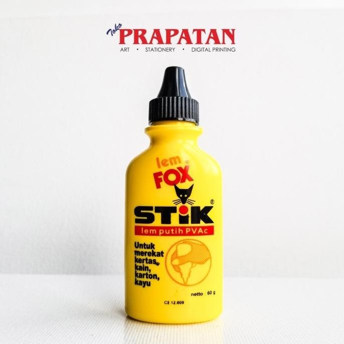 

Lem Fox Stik 60 gr / Lem Putih PVAC