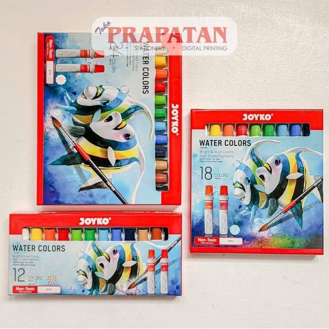 

Titi Watercolor / cat air Titi 18 warna